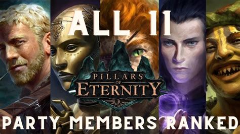 pillars of eternity party members.
